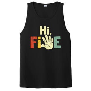 Hi Five Birthday Party Decorations 5 Year Old PosiCharge Competitor Tank