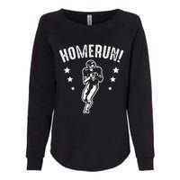 Homerun Football Baseball Mix Wrong Sports Womens California Wash Sweatshirt