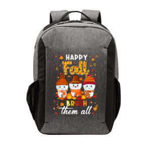 Happy Fall Brush Them All Dental Dentist Squad Thanksgiving Meaningful Gift Vector Backpack