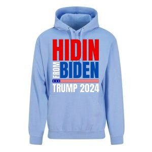 Hidin From Biden Funny Anti Joe Biden Trump 2024 Unisex Surf Hoodie