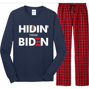 Hidin From Biden Long Sleeve Pajama Set