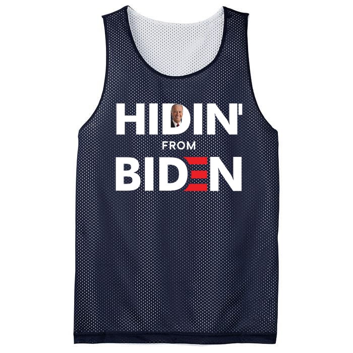 Hidin From Biden Mesh Reversible Basketball Jersey Tank