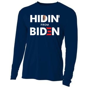 Hidin From Biden Cooling Performance Long Sleeve Crew