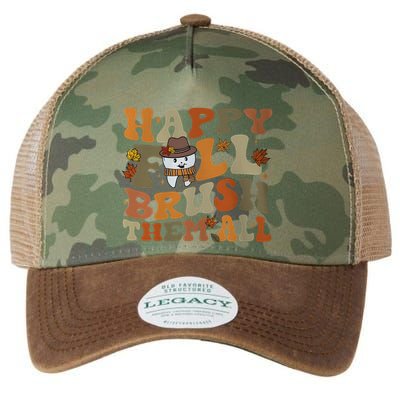Happy Fall Brush Them All Halloween Legacy Tie Dye Trucker Hat