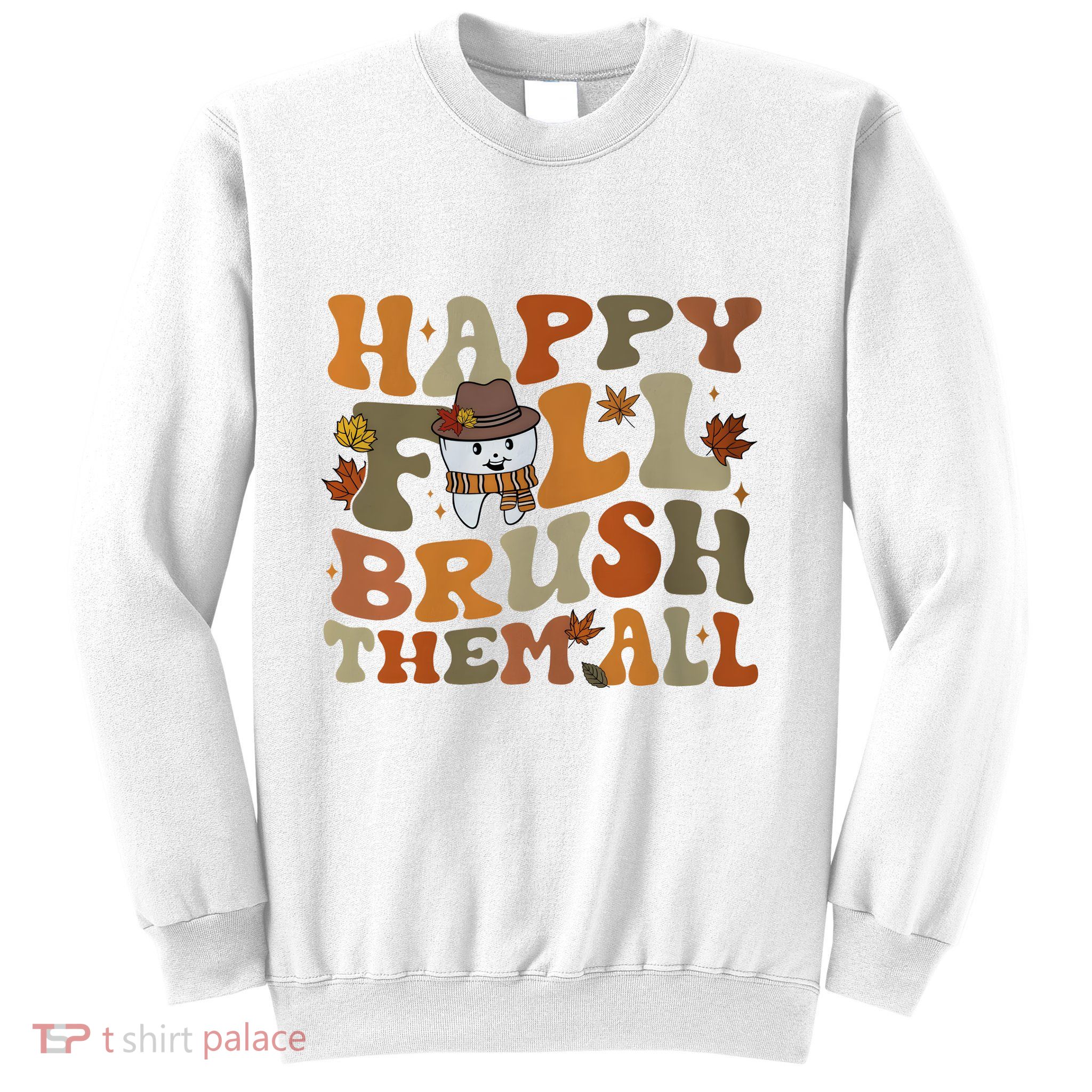 Happy Fall Brush Them All Halloween Sweatshirt