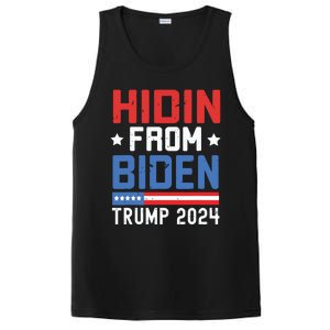 Hidin From Biden Kids Trump 2024 Funny Anti Joe Biden PosiCharge Competitor Tank