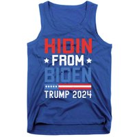 Hidin From Biden Kids Trump 2024 Funny Anti Joe Biden Tank Top