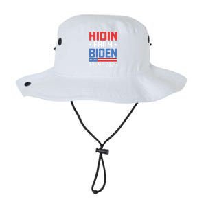 Hidin From Biden Kids Trump 2024 Funny Anti Joe Biden Legacy Cool Fit Booney Bucket Hat