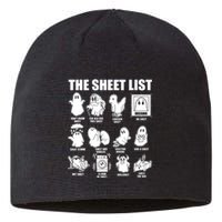 Halloween Funny Boo Sheet Halloween The Sheet List Sustainable Beanie