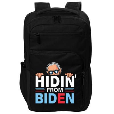 Hidin From Biden Gift Anti Joe Biden Hiding Political Gift Impact Tech Backpack