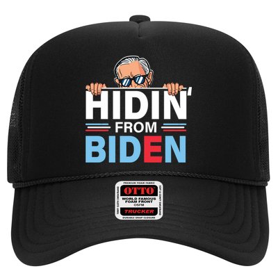 Hidin From Biden Gift Anti Joe Biden Hiding Political Gift Trucker Hat