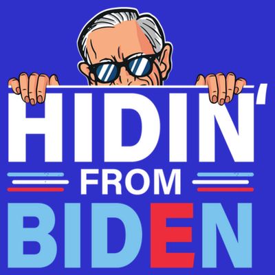 Hidin From Biden Gift Anti Joe Biden Hiding Political Gift T-Shirt