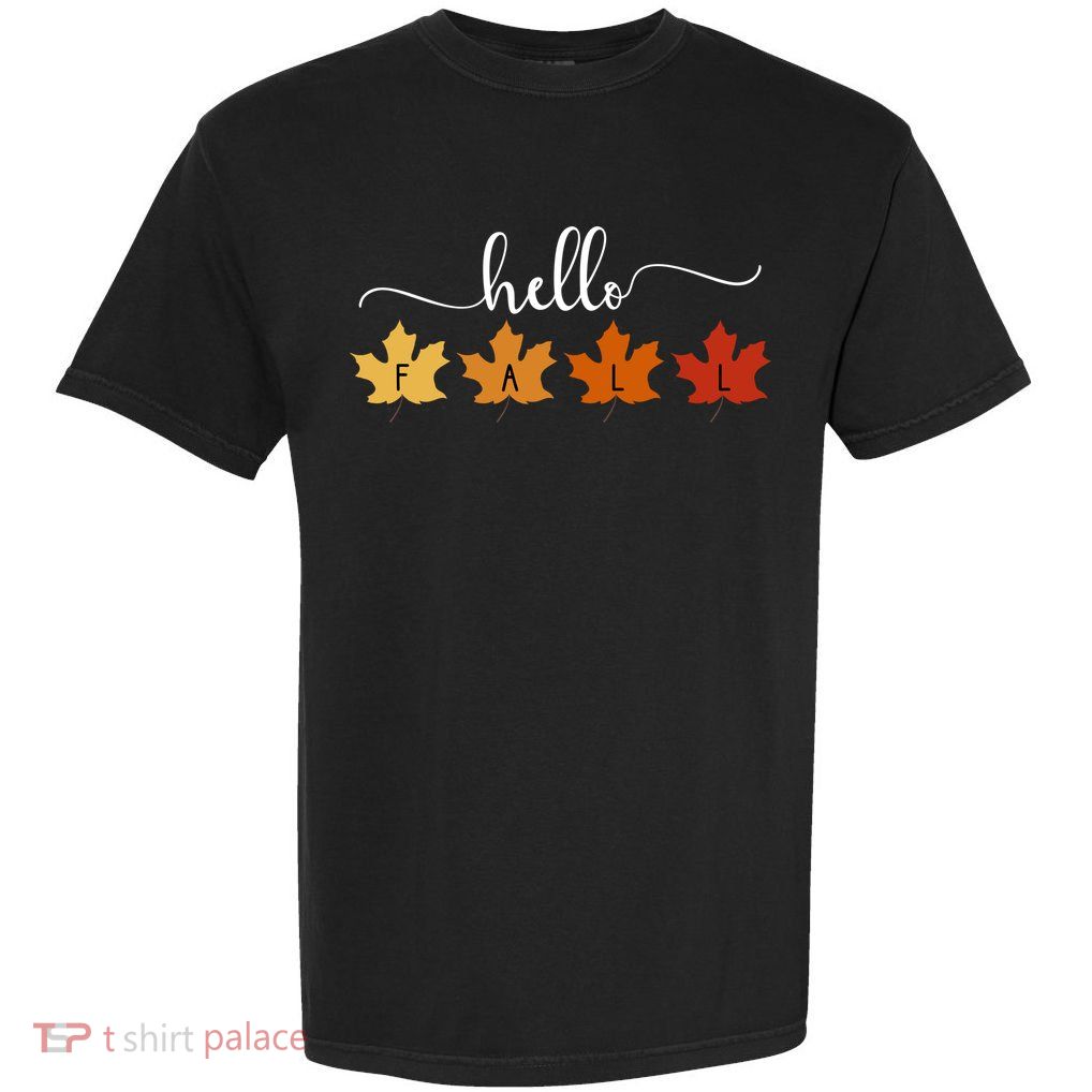 Hello Fall Cozy Nature Garment-Dyed Heavyweight T-Shirt