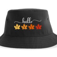 Hello Fall Cozy Nature Sustainable Bucket Hat