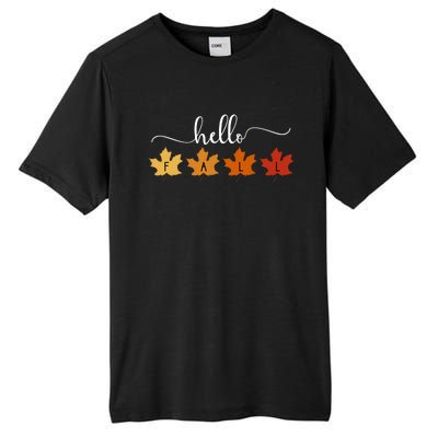 Hello Fall Cozy Nature Tall Fusion ChromaSoft Performance T-Shirt