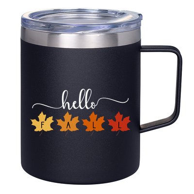 Hello Fall Cozy Nature 12oz Stainless Steel Coffee Mug