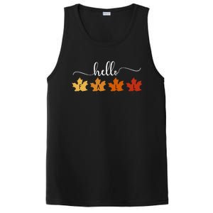 Hello Fall Cozy Nature PosiCharge Competitor Tank