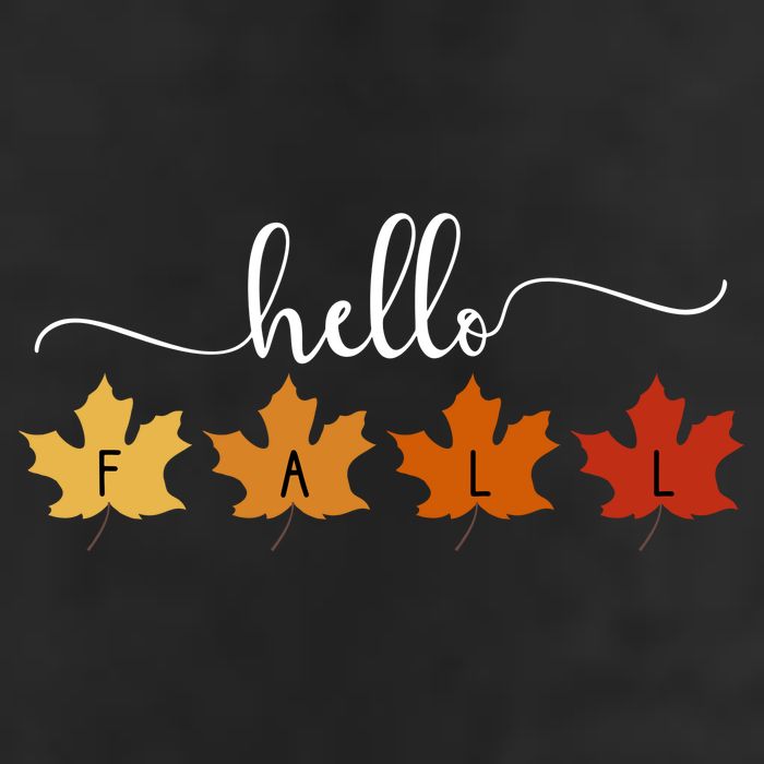 Hello Fall Cozy Nature Golf Towel