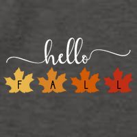 Hello Fall Cozy Nature Vector Backpack