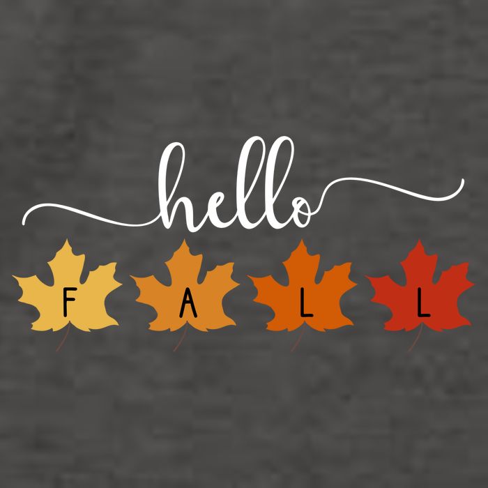 Hello Fall Cozy Nature Vector Backpack
