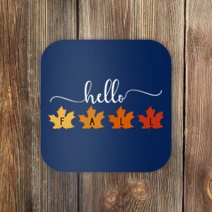 Hello Fall Cozy Nature Coaster