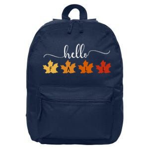 Hello Fall Cozy Nature 16 in Basic Backpack