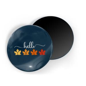 Hello Fall Cozy Nature Magnet