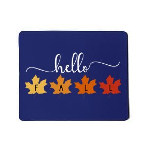 Hello Fall Cozy Nature Mousepad