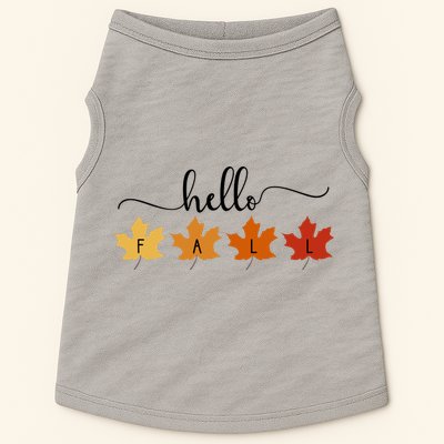 Hello Fall Cozy Nature Doggie Tank