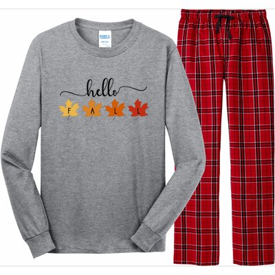 Hello Fall Cozy Nature Long Sleeve Pajama Set