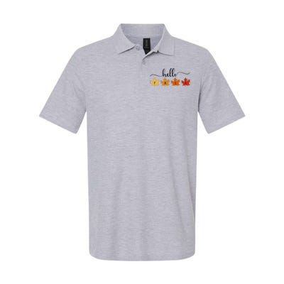 Hello Fall Cozy Nature Softstyle Adult Sport Polo