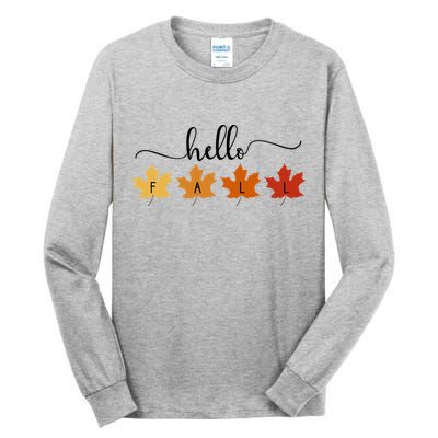 Hello Fall Cozy Nature Tall Long Sleeve T-Shirt