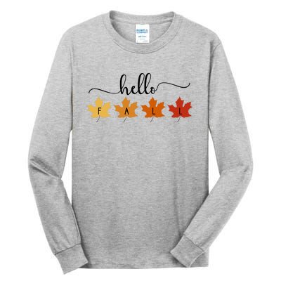 Hello Fall Cozy Nature Tall Long Sleeve T-Shirt