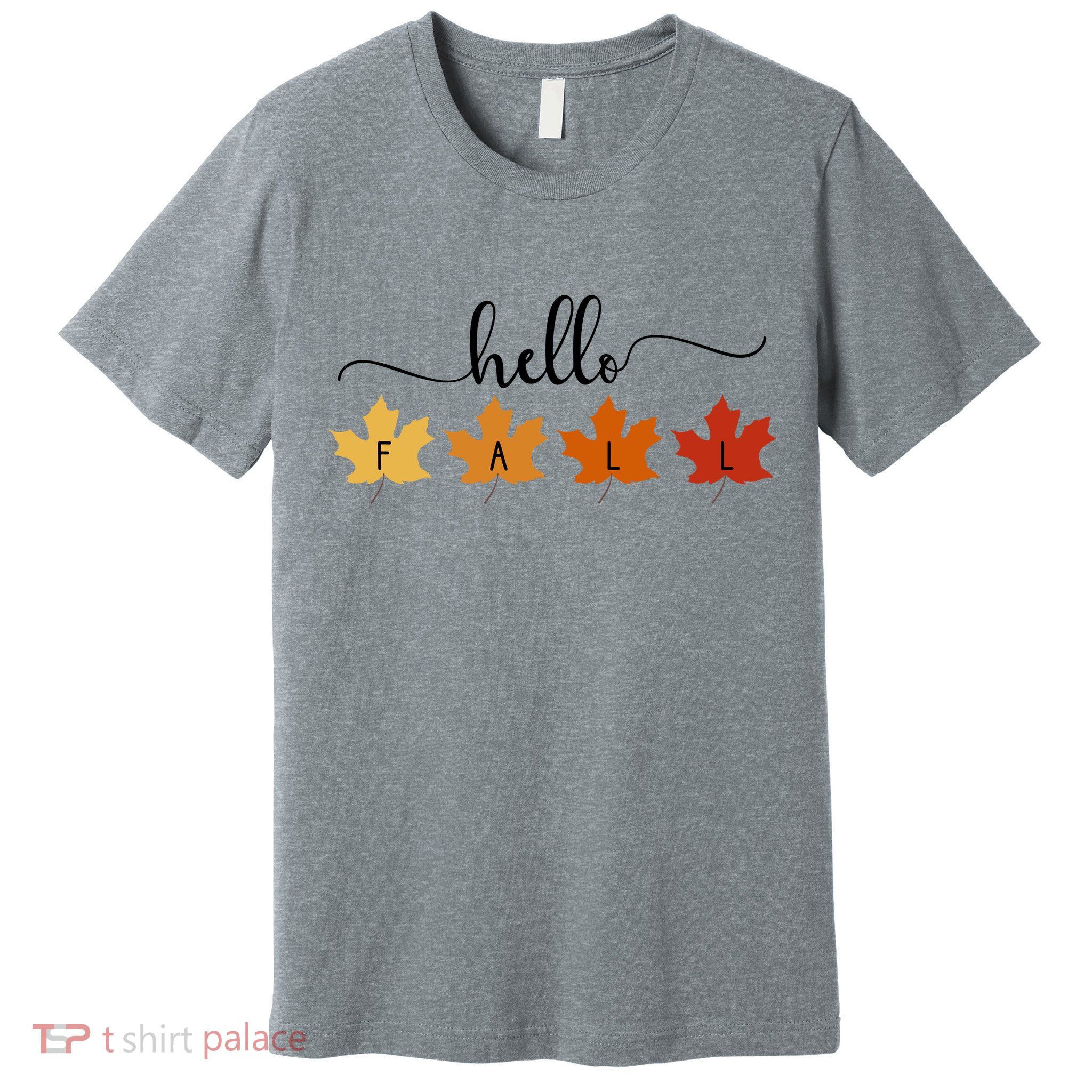 Hello Fall Cozy Nature Premium T-Shirt