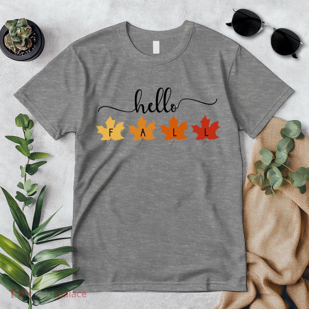 Hello Fall Cozy Nature Premium T-Shirt