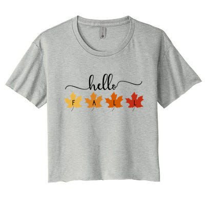 Hello Fall Cozy Nature Crop Top