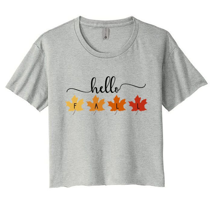 Hello Fall Cozy Nature Crop Top