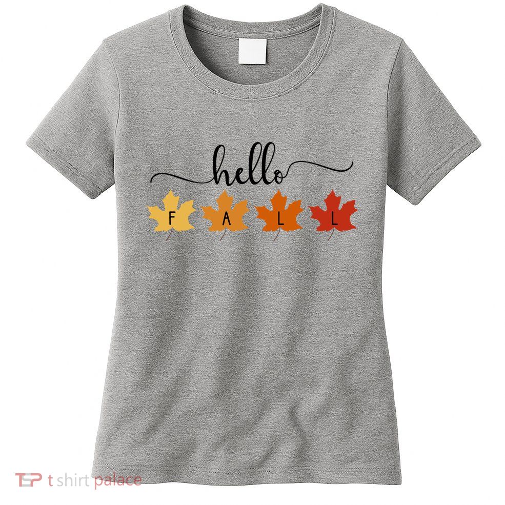Hello Fall Cozy Nature Women's T-Shirt
