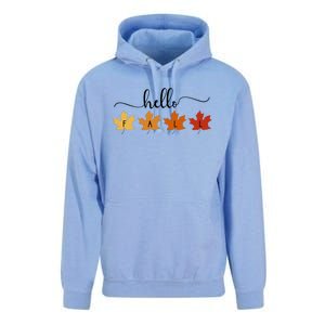 Hello Fall Cozy Nature Unisex Surf Hoodie