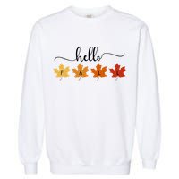 Hello Fall Cozy Nature Garment-Dyed Sweatshirt