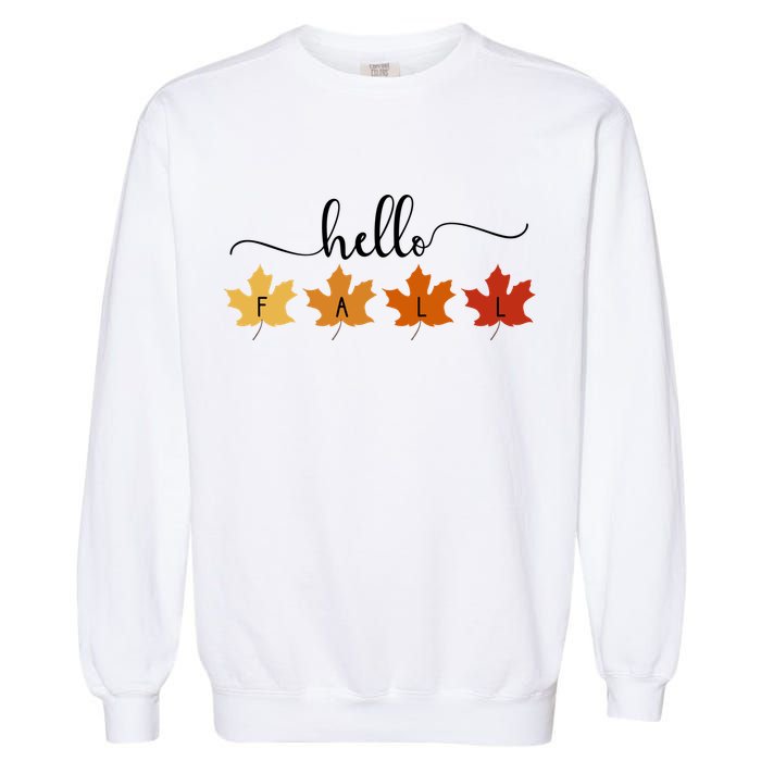 Hello Fall Cozy Nature Garment-Dyed Sweatshirt