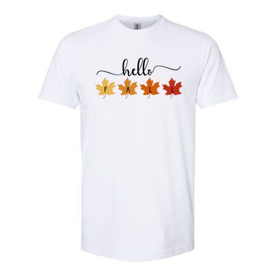 Hello Fall Cozy Nature Softstyle® CVC T-Shirt