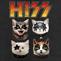 Hiss Funny Cat Lover Gift Adult Drive Performance Visor