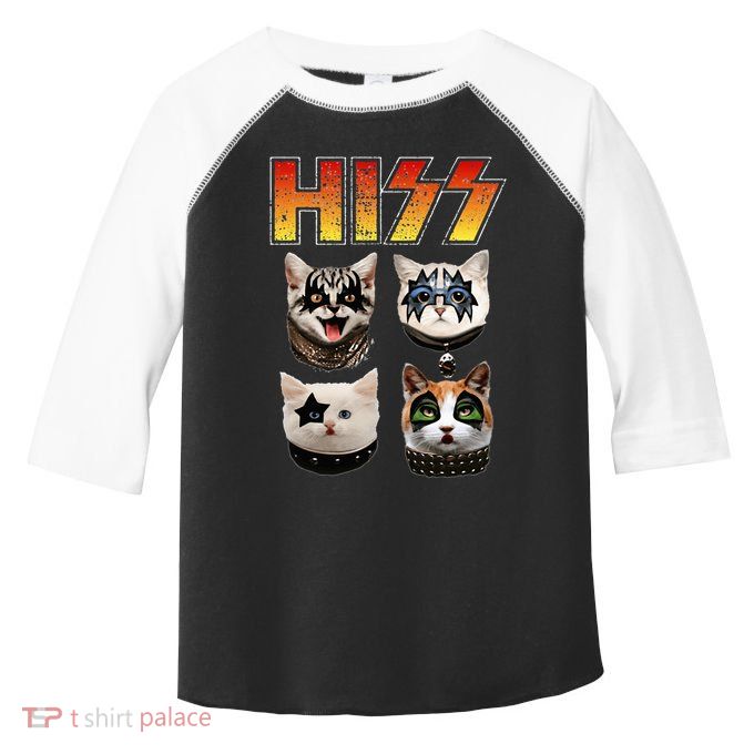 Hiss Funny Cat Lover Gift Toddler Fine Jersey T-Shirt