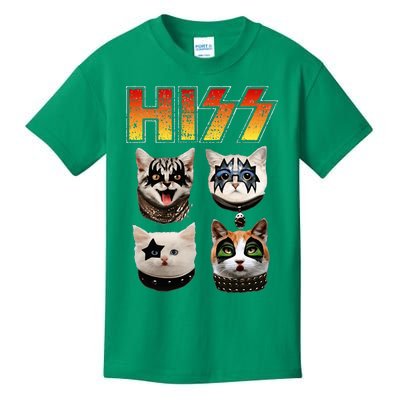 Hiss Funny Cat Lover Gift Kids T-Shirt