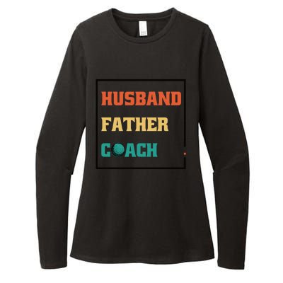 Husband Father Coach Golf Coach Gift Womens CVC Long Sleeve Shirt