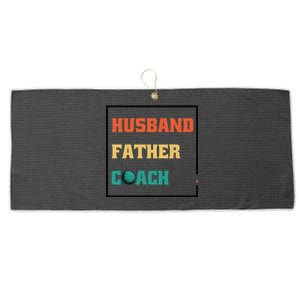 Husband Father Coach Golf Coach Gift Large Microfiber Waffle Golf Towel