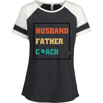 Husband Father Coach Golf Coach Gift Enza Ladies Jersey Colorblock Tee