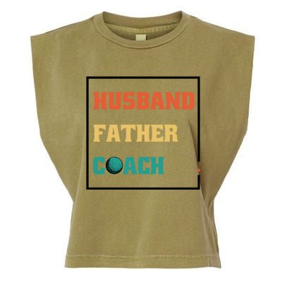 Husband Father Coach Golf Coach Gift Garment-Dyed Women's Muscle Tee