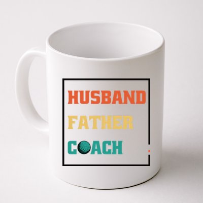 Husband Father Coach Golf Coach Gift Coffee Mug